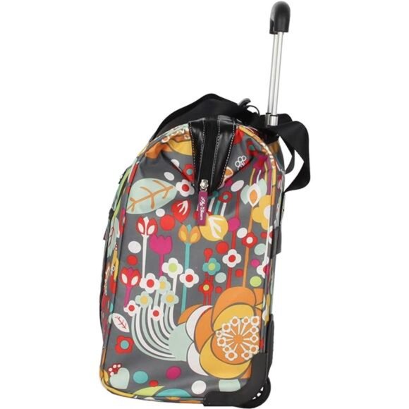 Lily Bloom Design Pattern Carry on Bag Wheeled Cabin Tote (Bliss) - Picture 5 of 6